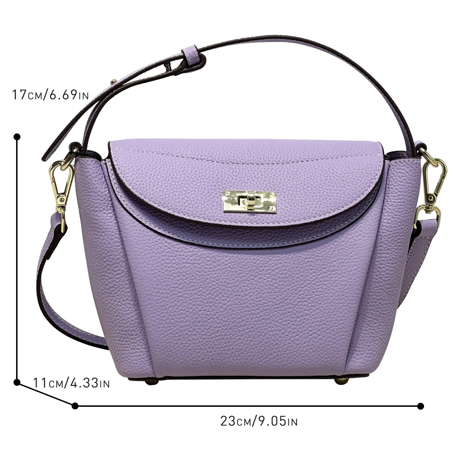 Luxury versatile handbag