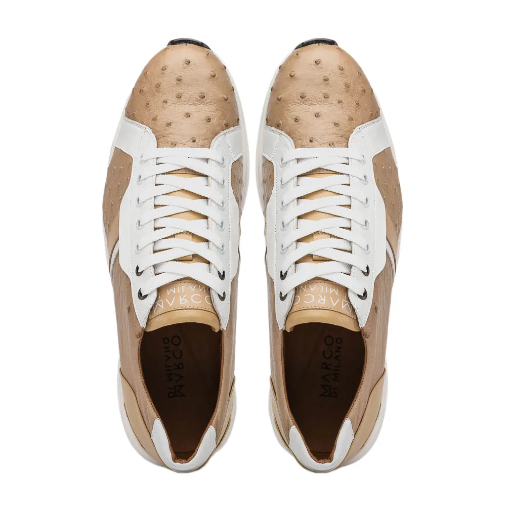 Marco Di Milano Lyon II Ostrich Rubber Orix-White