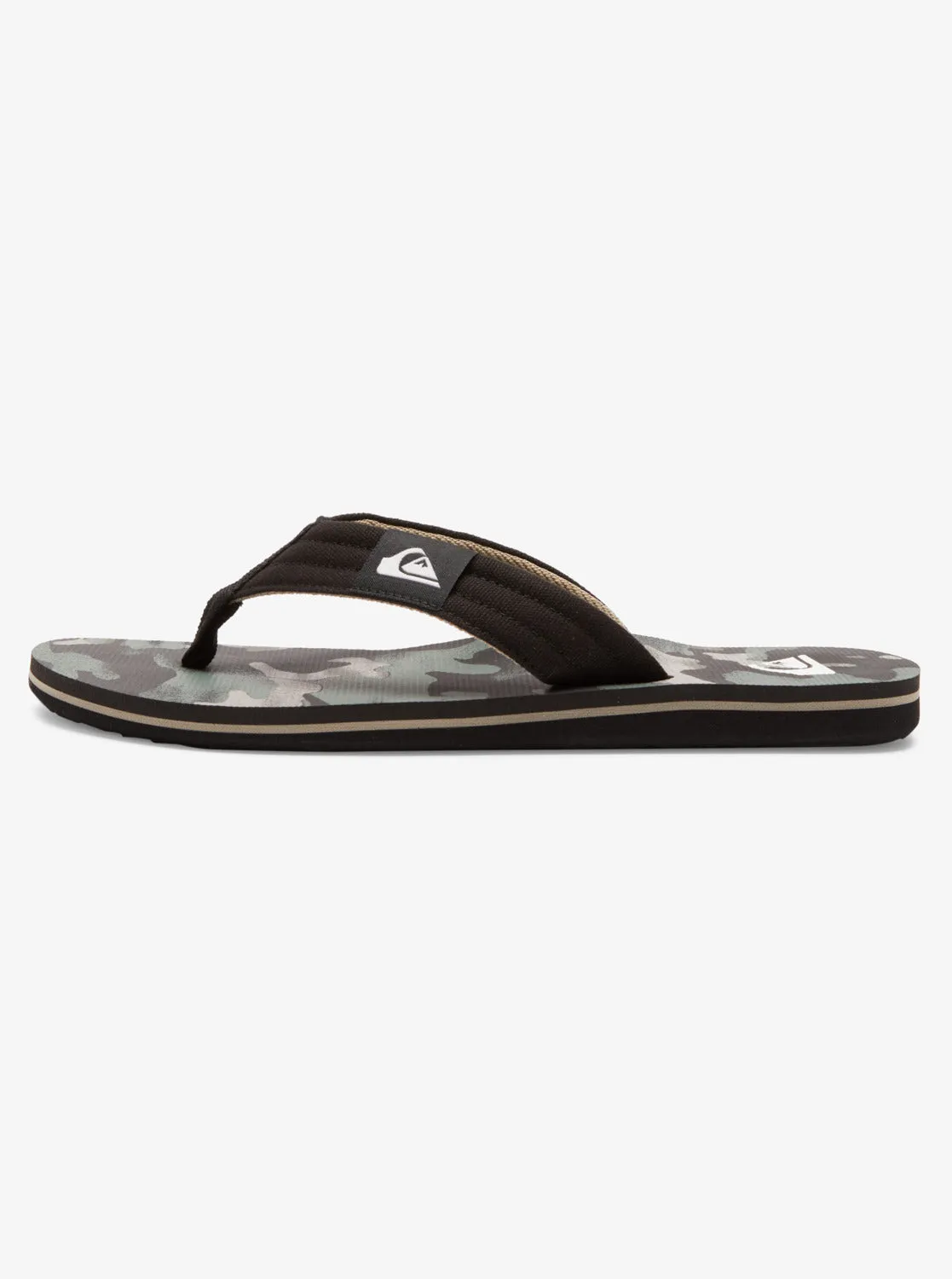 Molokai Layback Sandals - Black/Green/Black