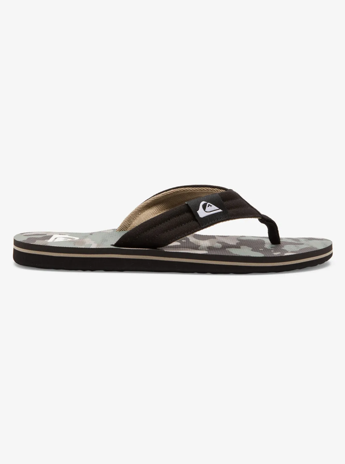 Molokai Layback Sandals - Black/Green/Black