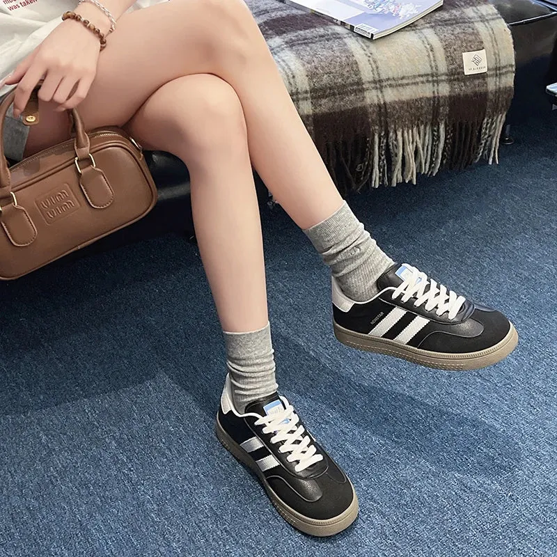 Niche Retro German Fashion Breathable Casual 2024 Soft Sole Skateboard