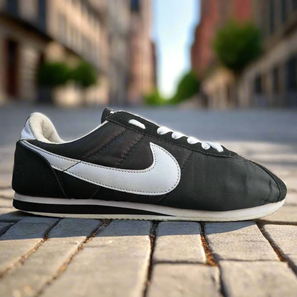 Nike Cortez Black Trainers Size UK 7.5 / EU 42 / US 9.5