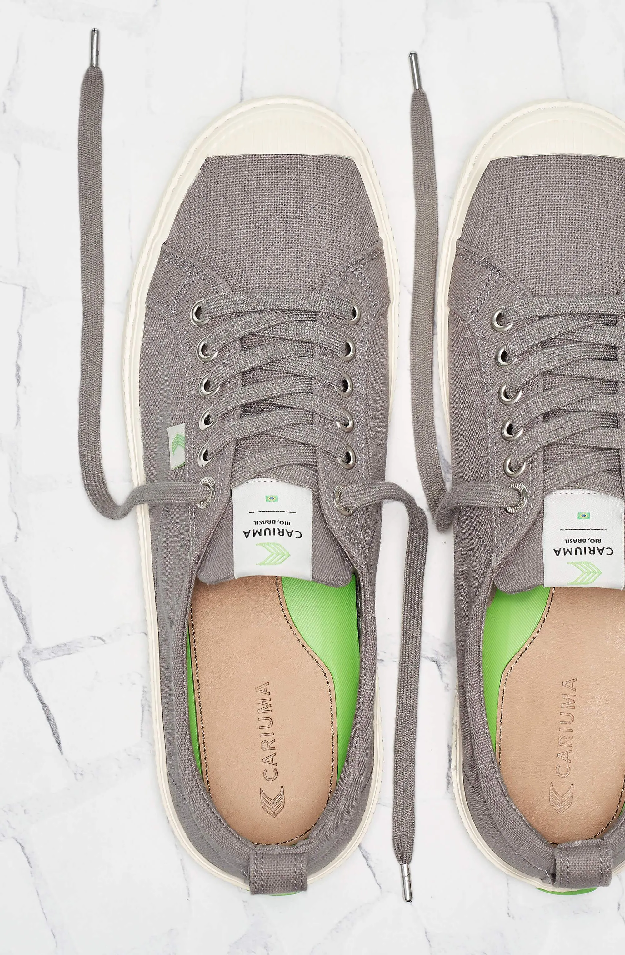 OCA Low Mystic Grey Canvas Sneaker Men