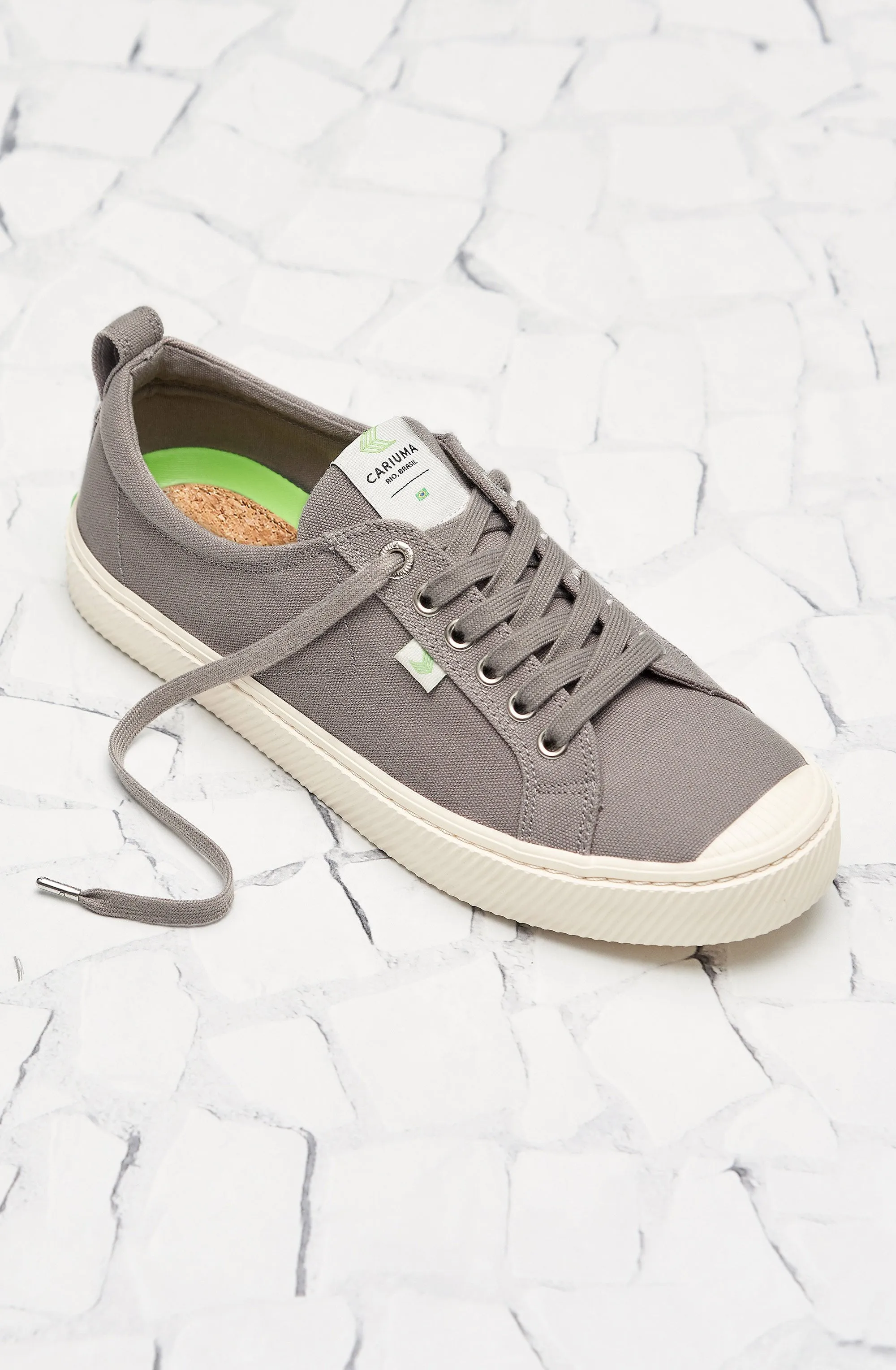 OCA Low Mystic Grey Canvas Sneaker Men