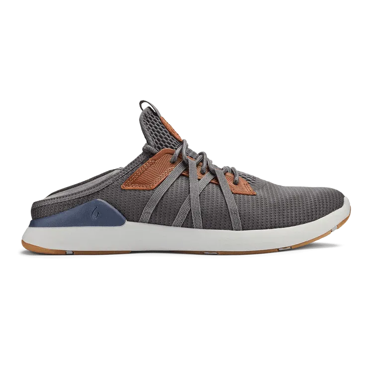 OluKai Men's Mio Li Sneakers- Pavement/ Vintage Blue