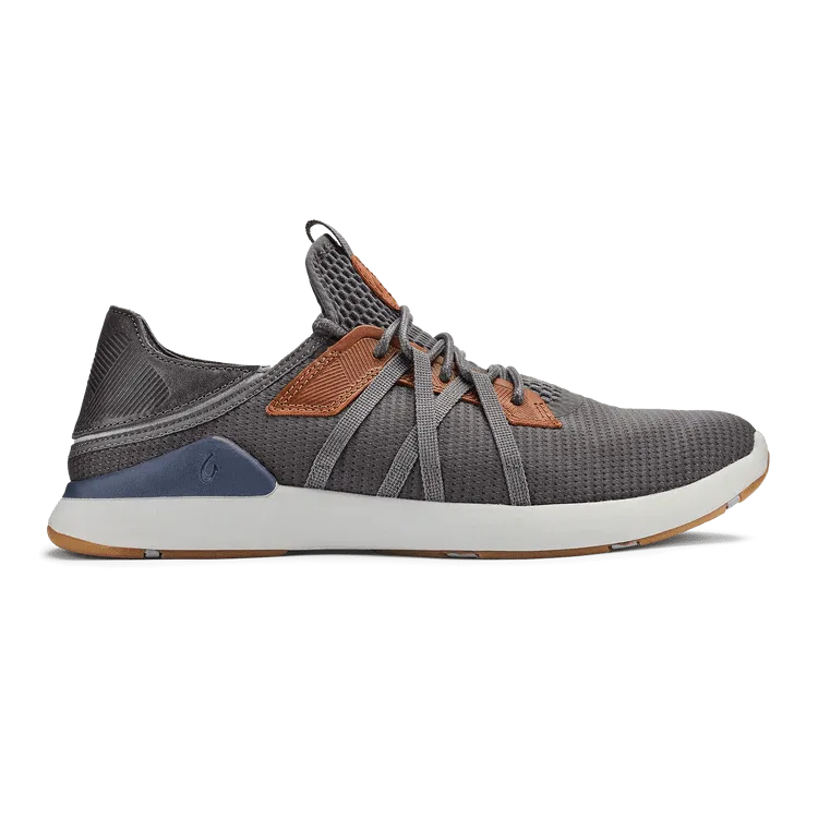 OluKai Men's Mio Li Sneakers- Pavement/ Vintage Blue