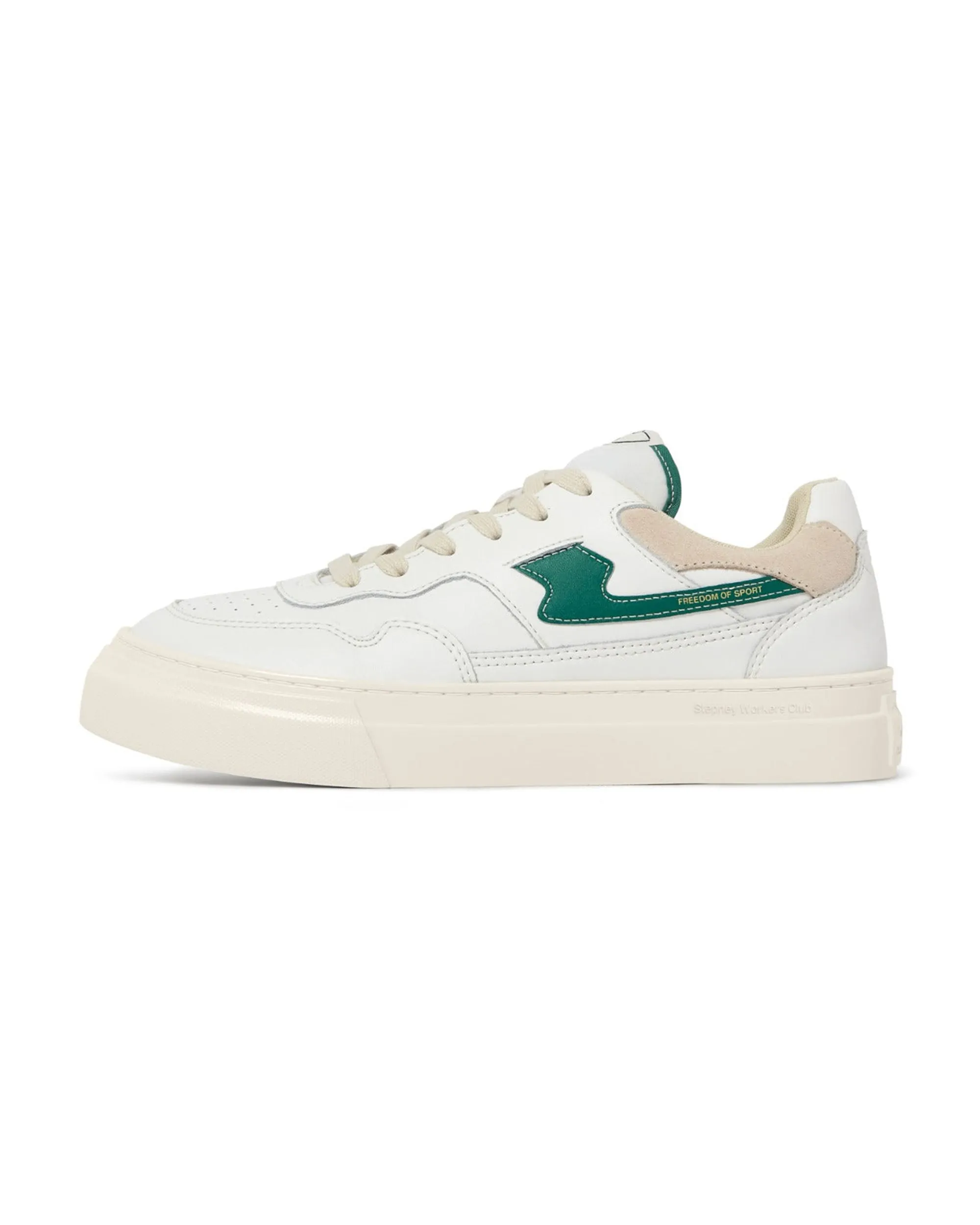 Pearl S-Strike Leather - White / Green