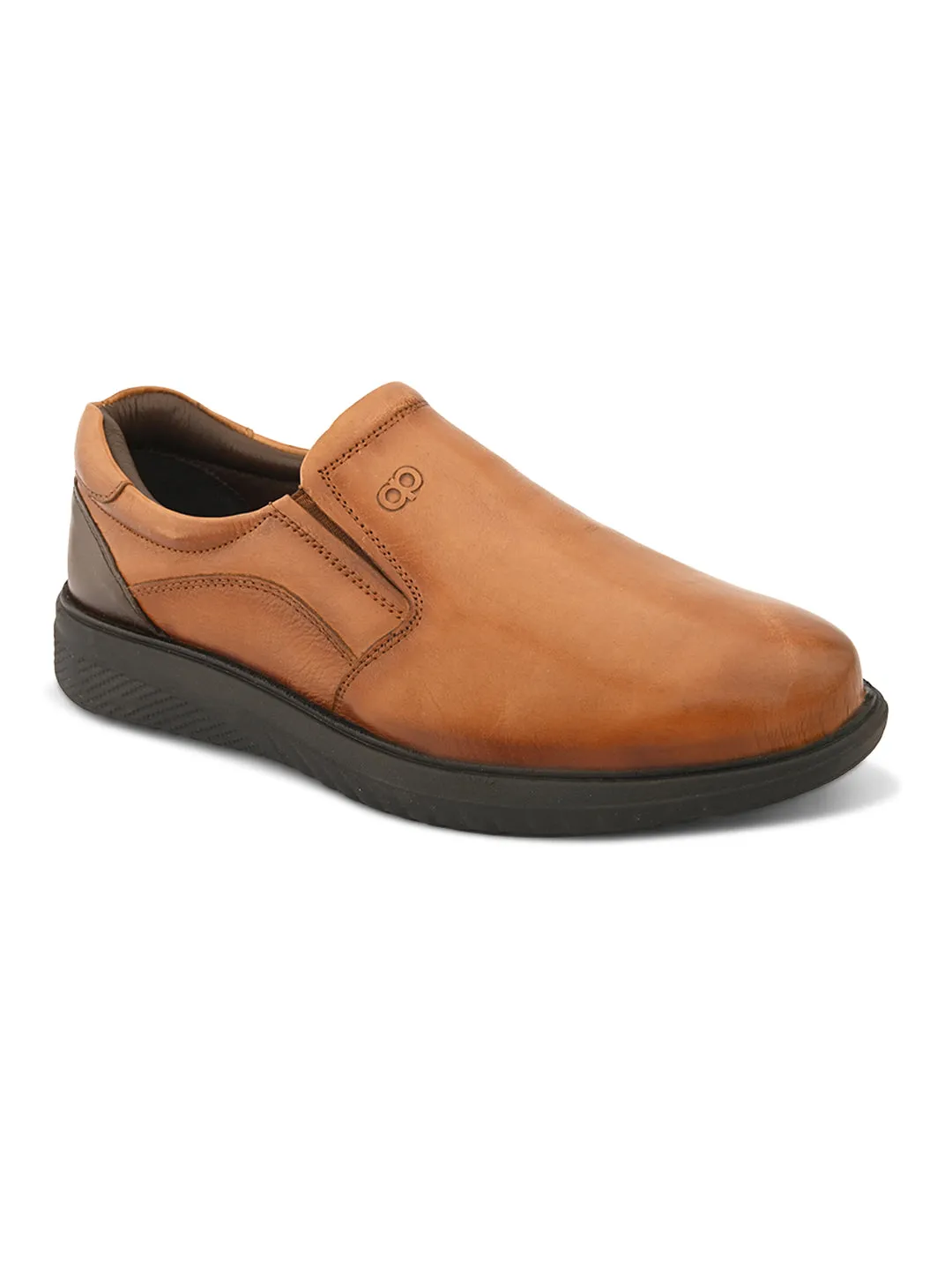 Pelle Albero Extralight Comfortable Tan Leather Shoes