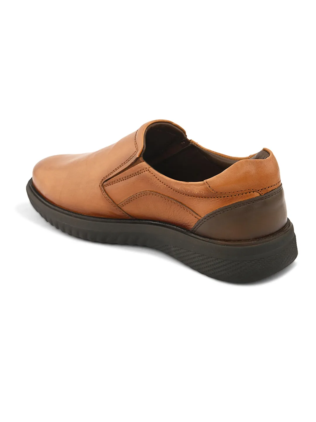 Pelle Albero Extralight Comfortable Tan Leather Shoes