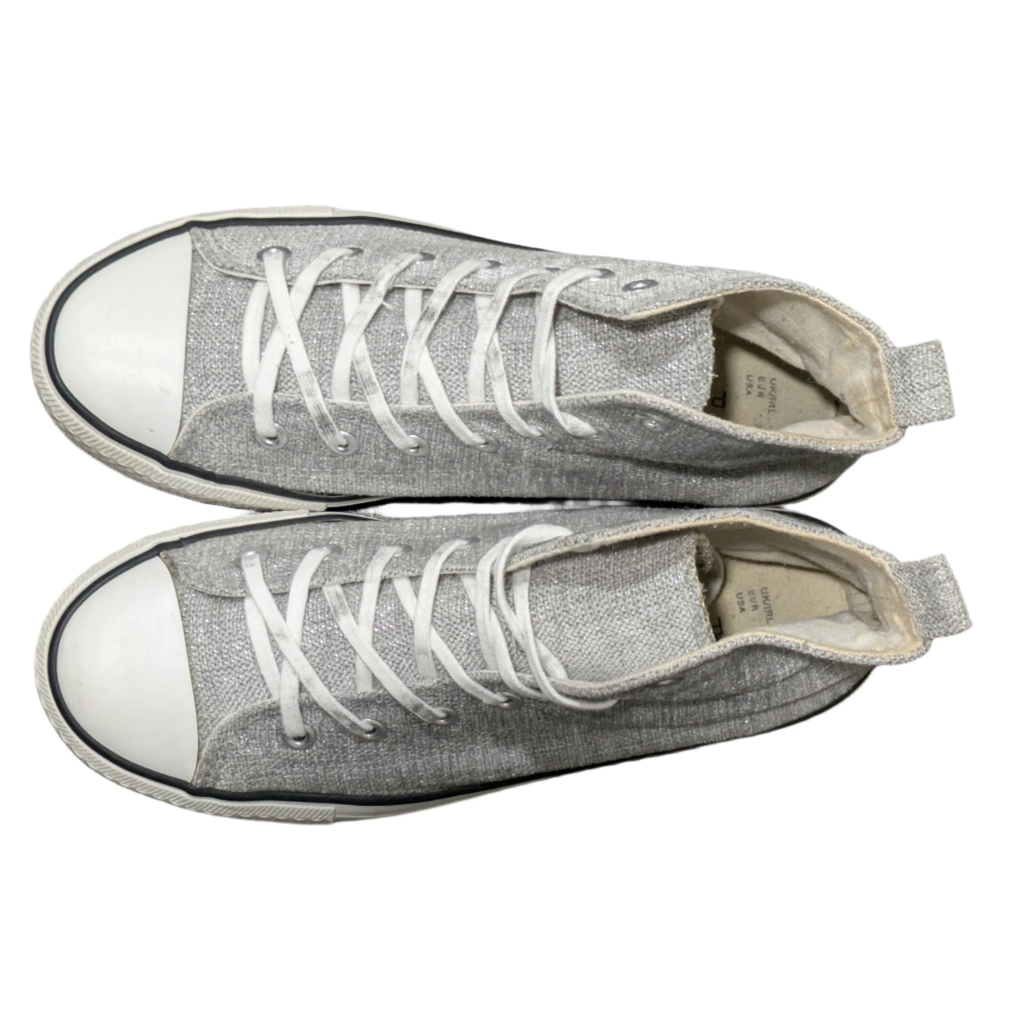 Primark Grey Chuck Taylor All Star High Top Trainers Size UK 4 / EU 37 / US 6