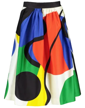 Print Bowels Skirt