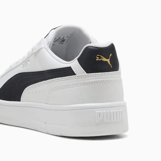 PUMA MEN'S COURT CLASSICO WHITE/BLACK SNEAKER SHOES
