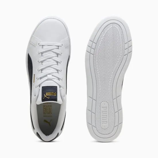PUMA MEN'S COURT CLASSICO WHITE/BLACK SNEAKER SHOES