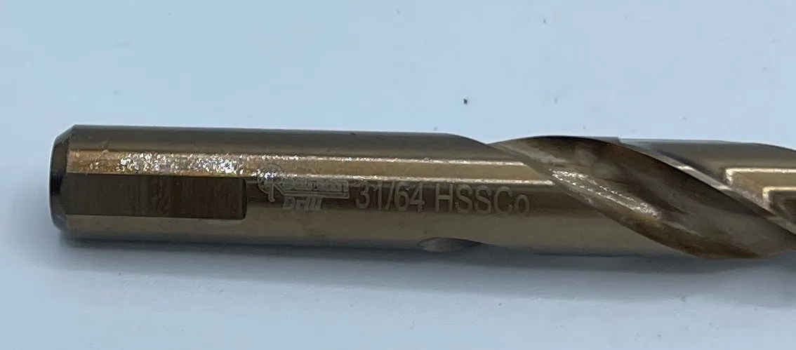Reaper Cobalt 29pc Step Tip Stiletto Drill Set 1/16″ – 1/2″ x 64ths w/3 Flat Shank