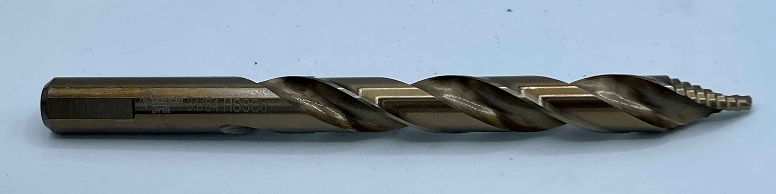 Reaper Cobalt 29pc Step Tip Stiletto Drill Set 1/16″ – 1/2″ x 64ths w/3 Flat Shank
