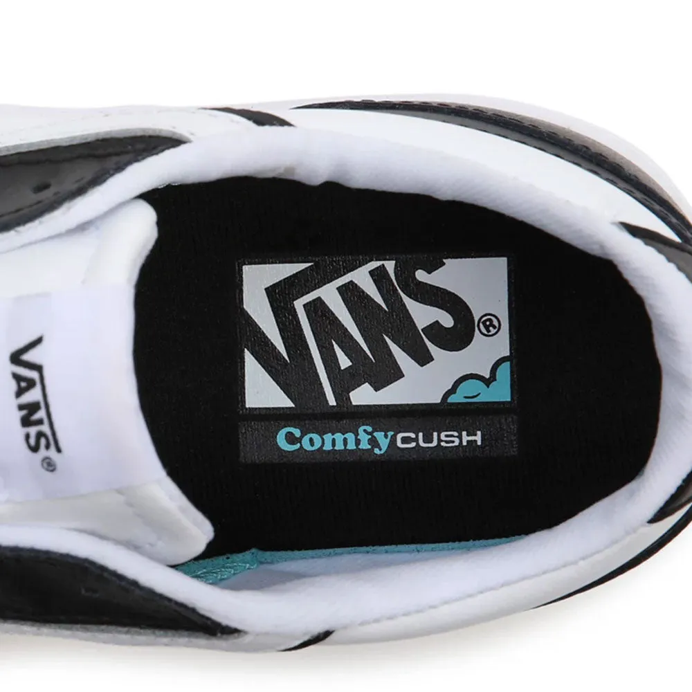 Scarpe Uomo VANS Sneakers Lowland CC Two Tone in Pelle colore Black e White