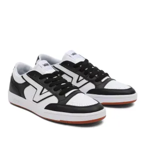 Scarpe Uomo VANS Sneakers Lowland CC Two Tone in Pelle colore Black e White