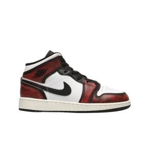 Sneakers Nike Air Jordan 1 Mid Se (Gs) - Black/Infrared 23