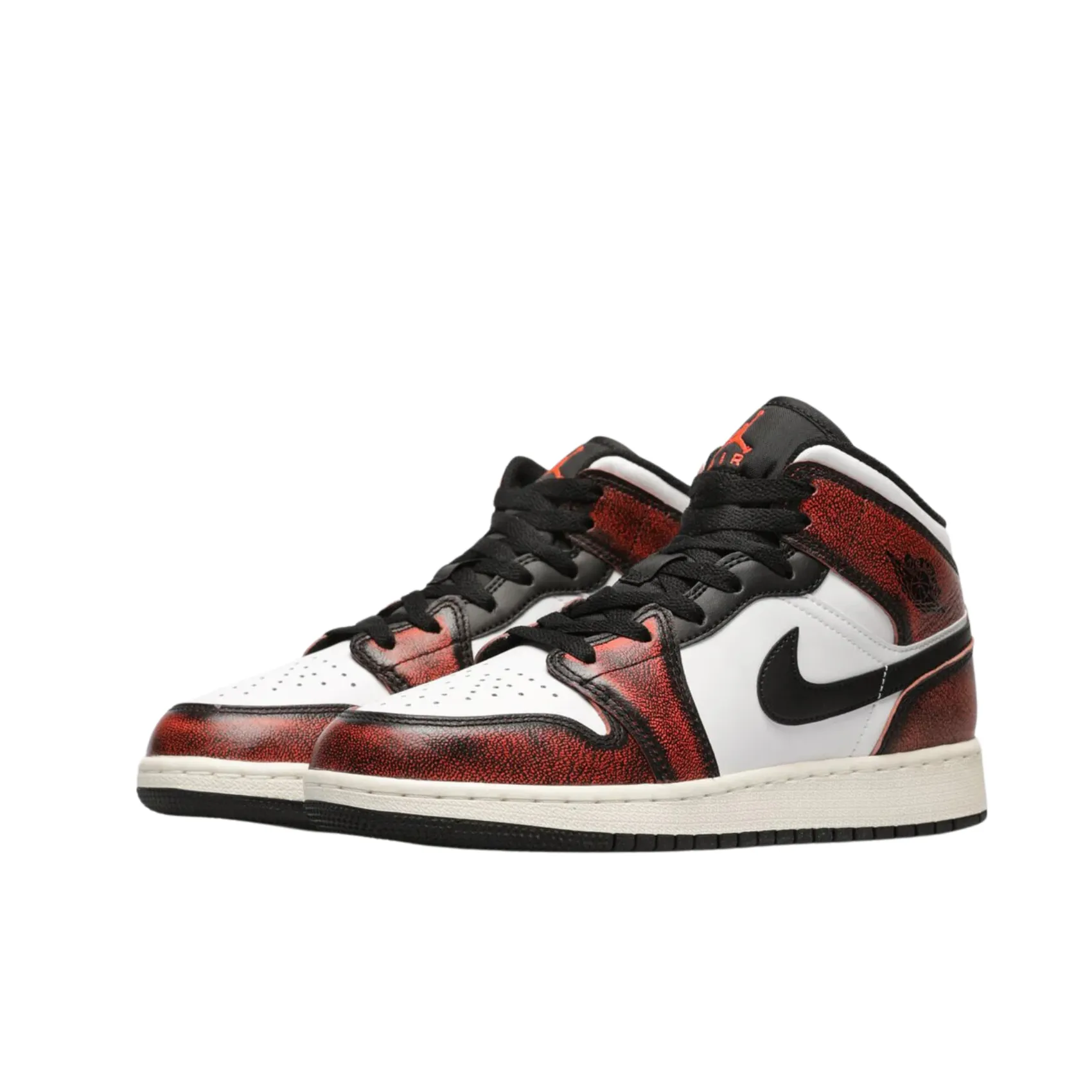 Sneakers Nike Air Jordan 1 Mid Se (Gs) - Black/Infrared 23