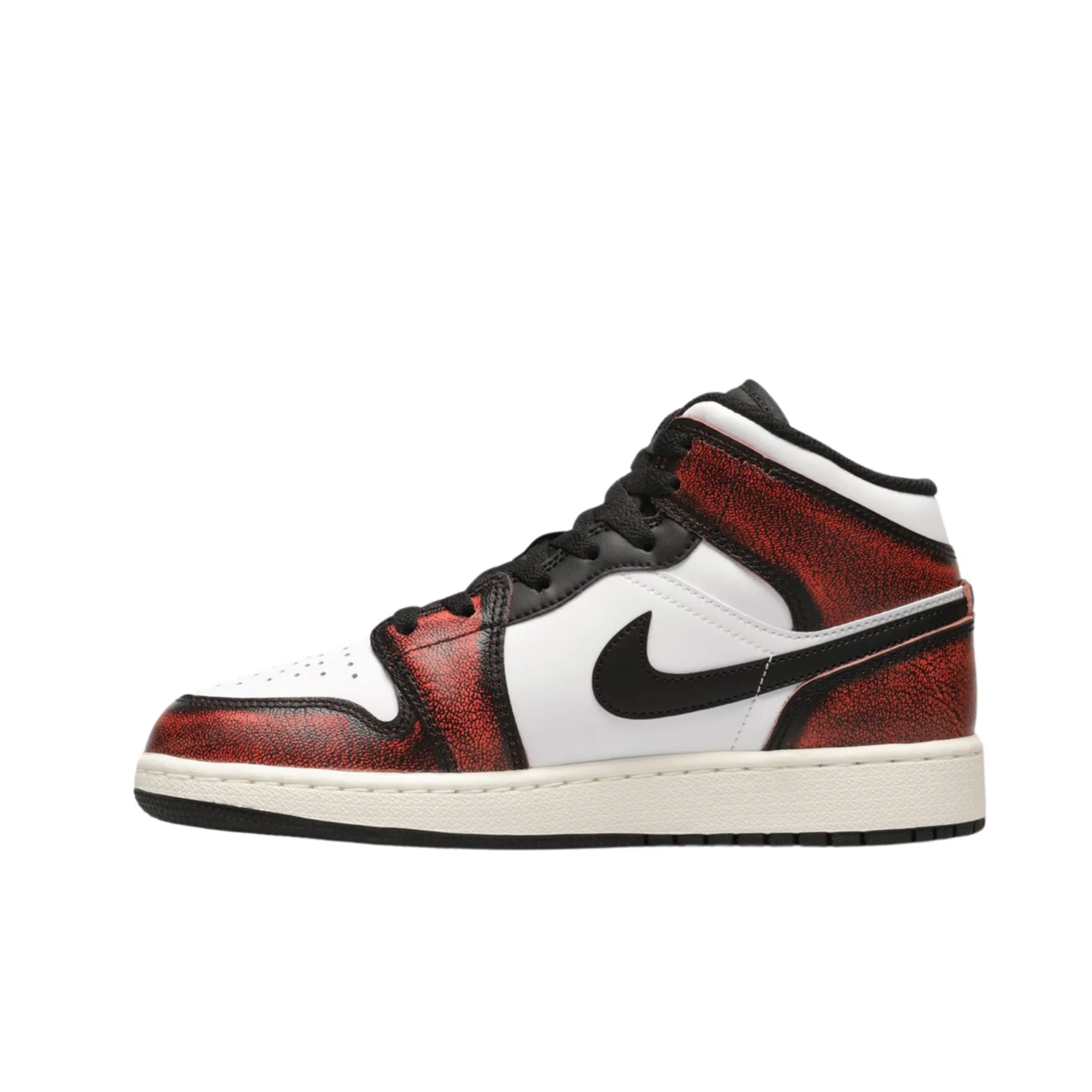 Sneakers Nike Air Jordan 1 Mid Se (Gs) - Black/Infrared 23