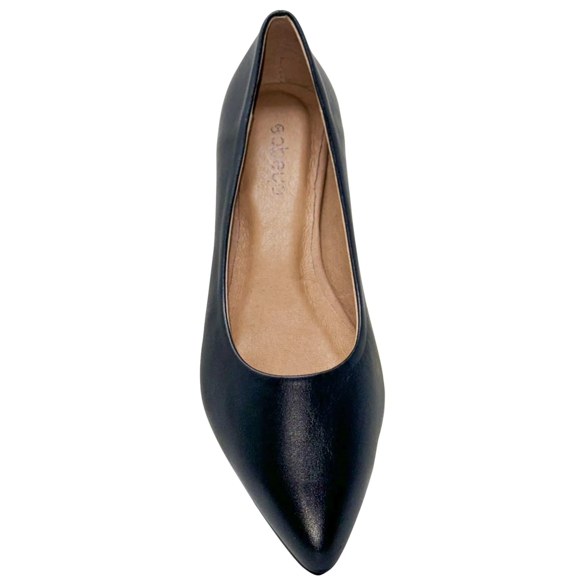 SOBEYO Women's Pointed Toe Flat Genuine Leather Memory Foam Cushion