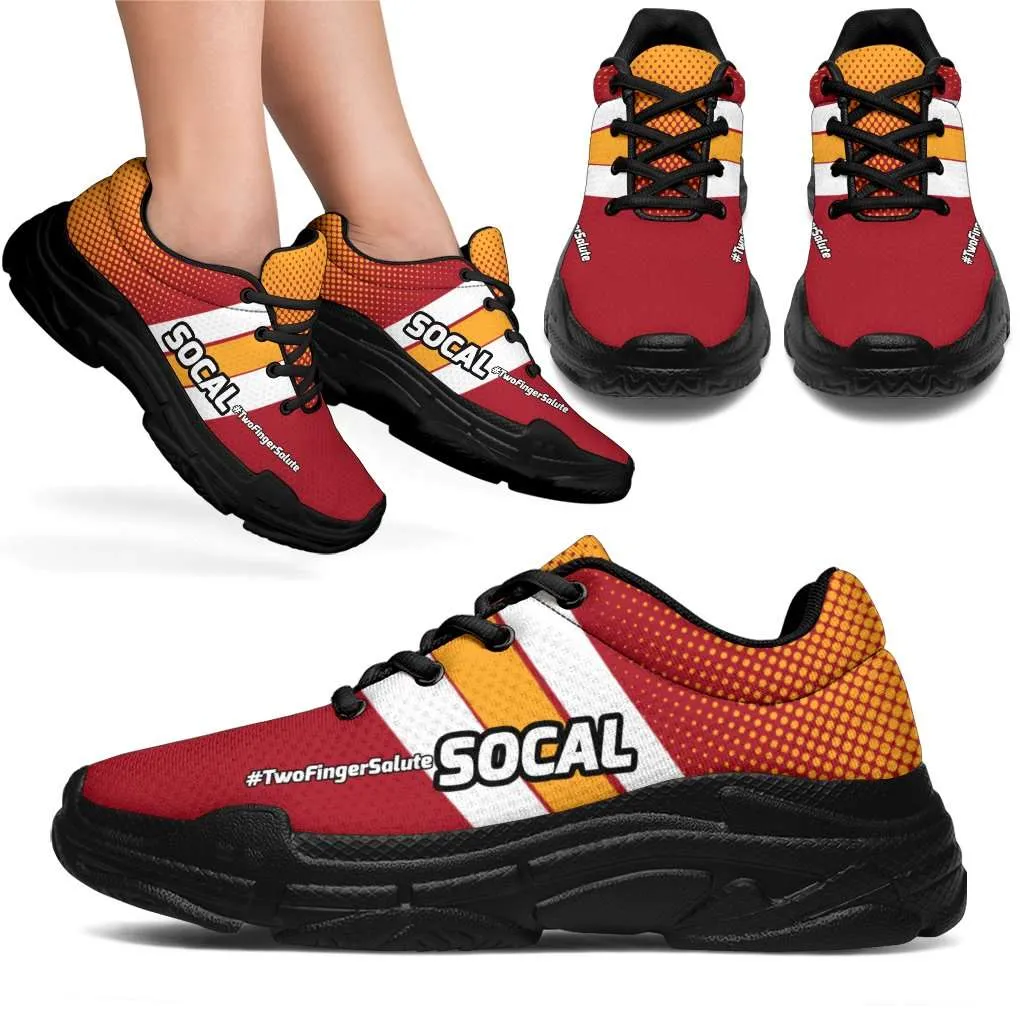 SoCal #TwoFingerSalute Chunky Sneakers