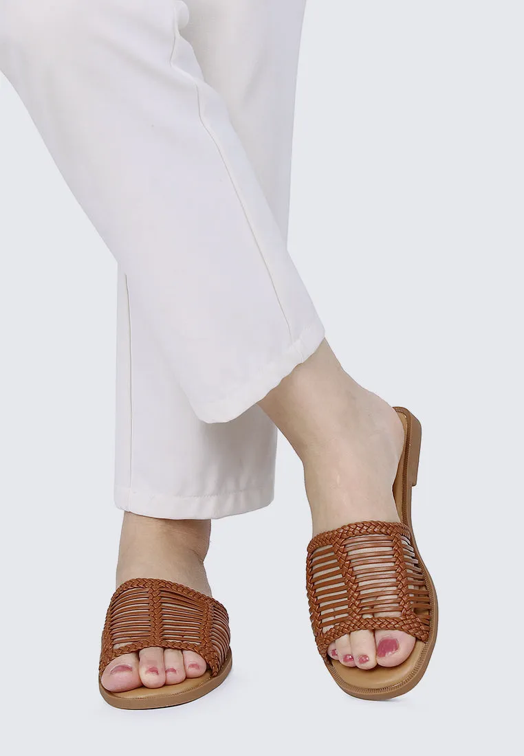 Spring Comfy Sandals In Brown