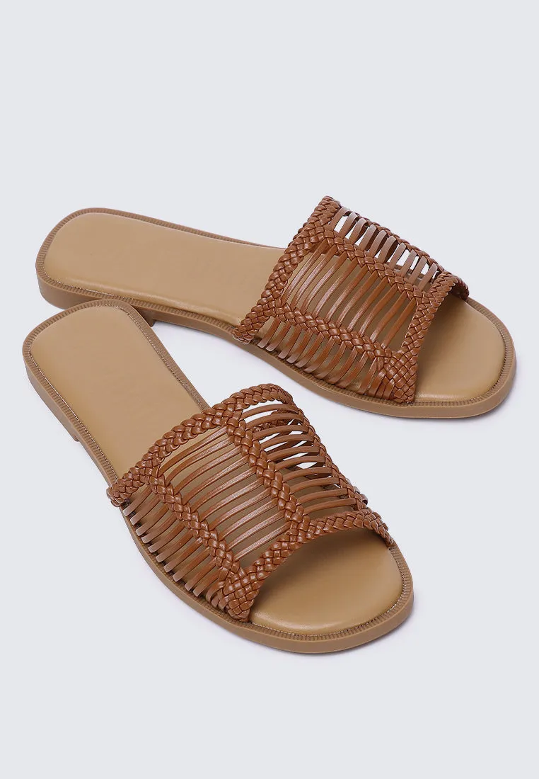 Spring Comfy Sandals In Brown