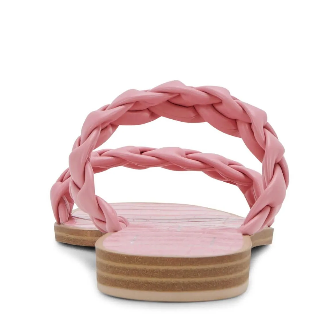 The Rose Sandal: Pink Twisted Rope Style Sandals