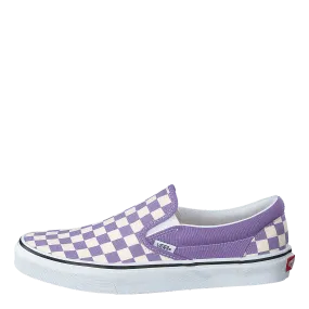 Ua Classic Slip-on (chkrbrd)chalkviolettrwht