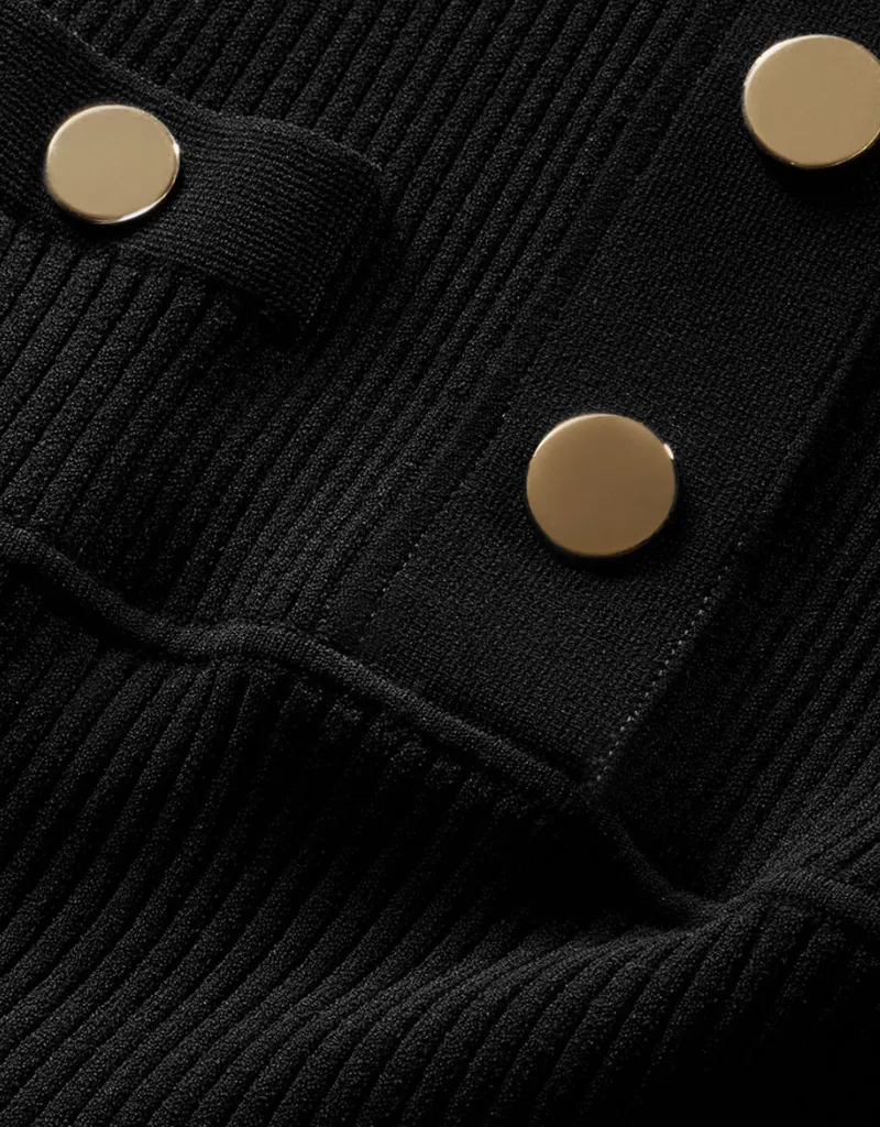 Veronica Beard Short Sleeve Lauper Dress in Black