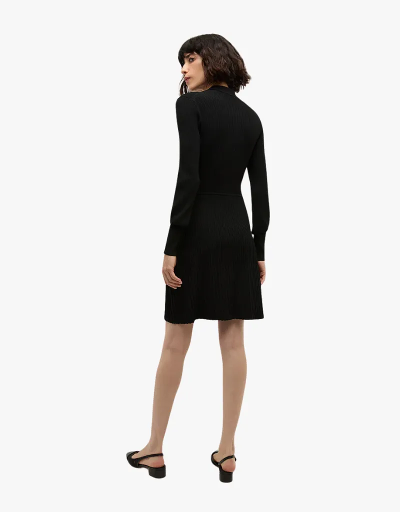 Veronica Beard Short Sleeve Lauper Dress in Black