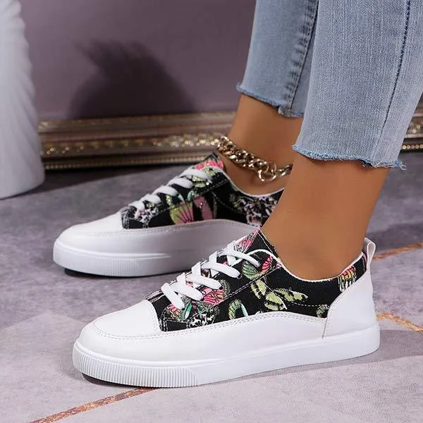Women's Flat Casual Canvas Shoes 81233592C