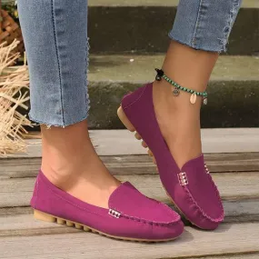 Women's Flat Shallow Slip-On Casual Shoes 65694608C