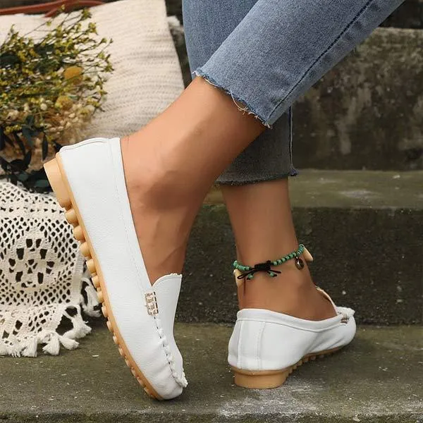 Women's Flat Shallow Slip-On Casual Shoes 65694608C