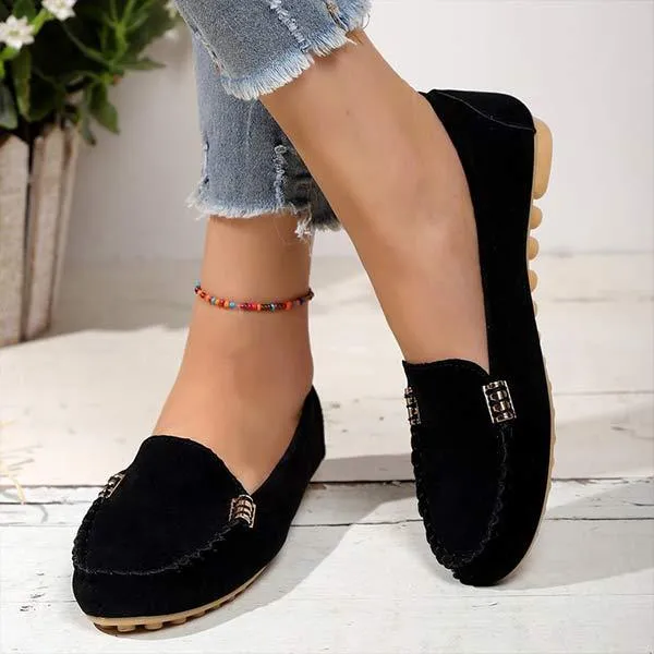 Women's Flat Shallow Slip-On Casual Shoes 65694608C