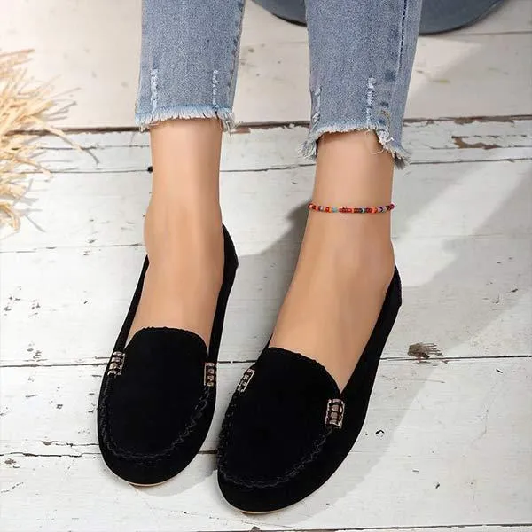 Women's Flat Shallow Slip-On Casual Shoes 65694608C