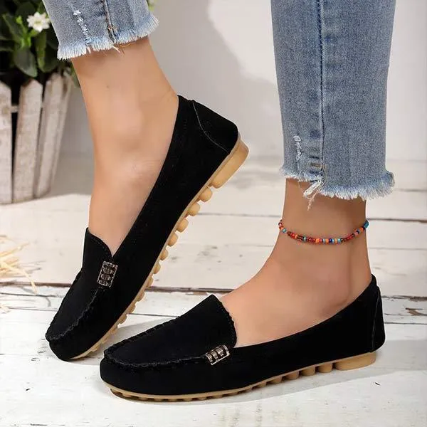 Women's Flat Shallow Slip-On Casual Shoes 65694608C