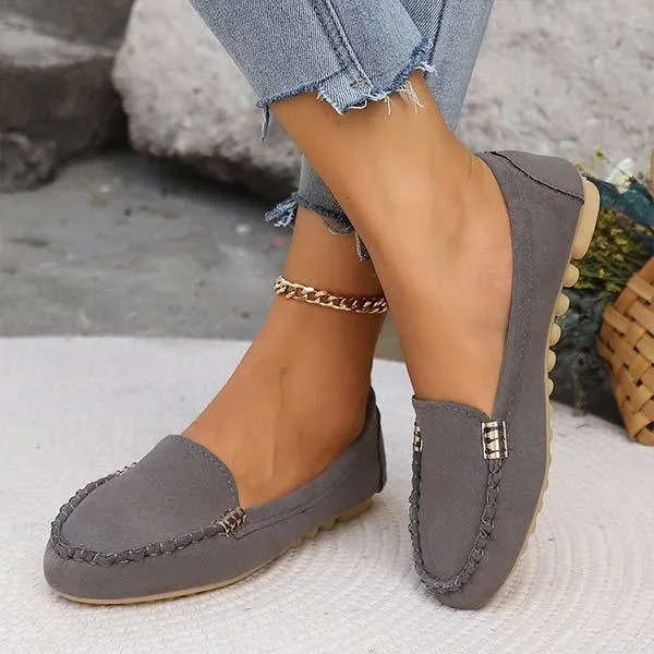 Women's Flat Shallow Slip-On Casual Shoes 65694608C