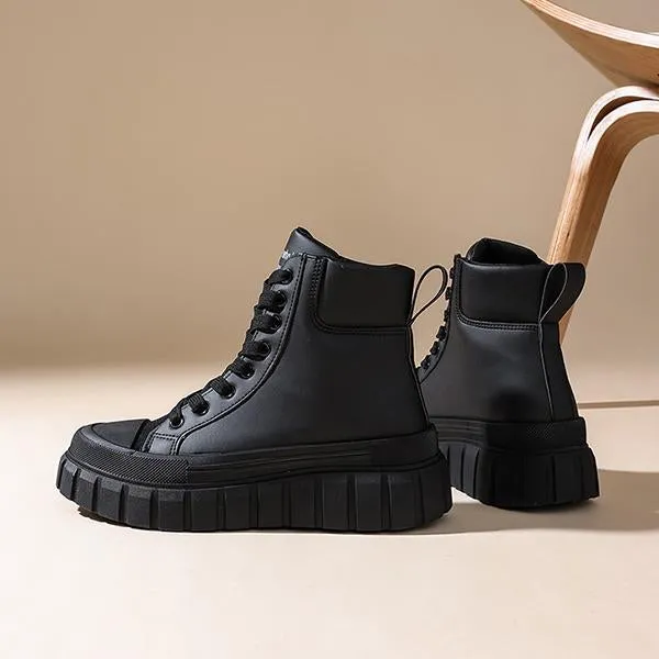 Women's Thick-Soled Simple Casual Sports Shoes 46017197S