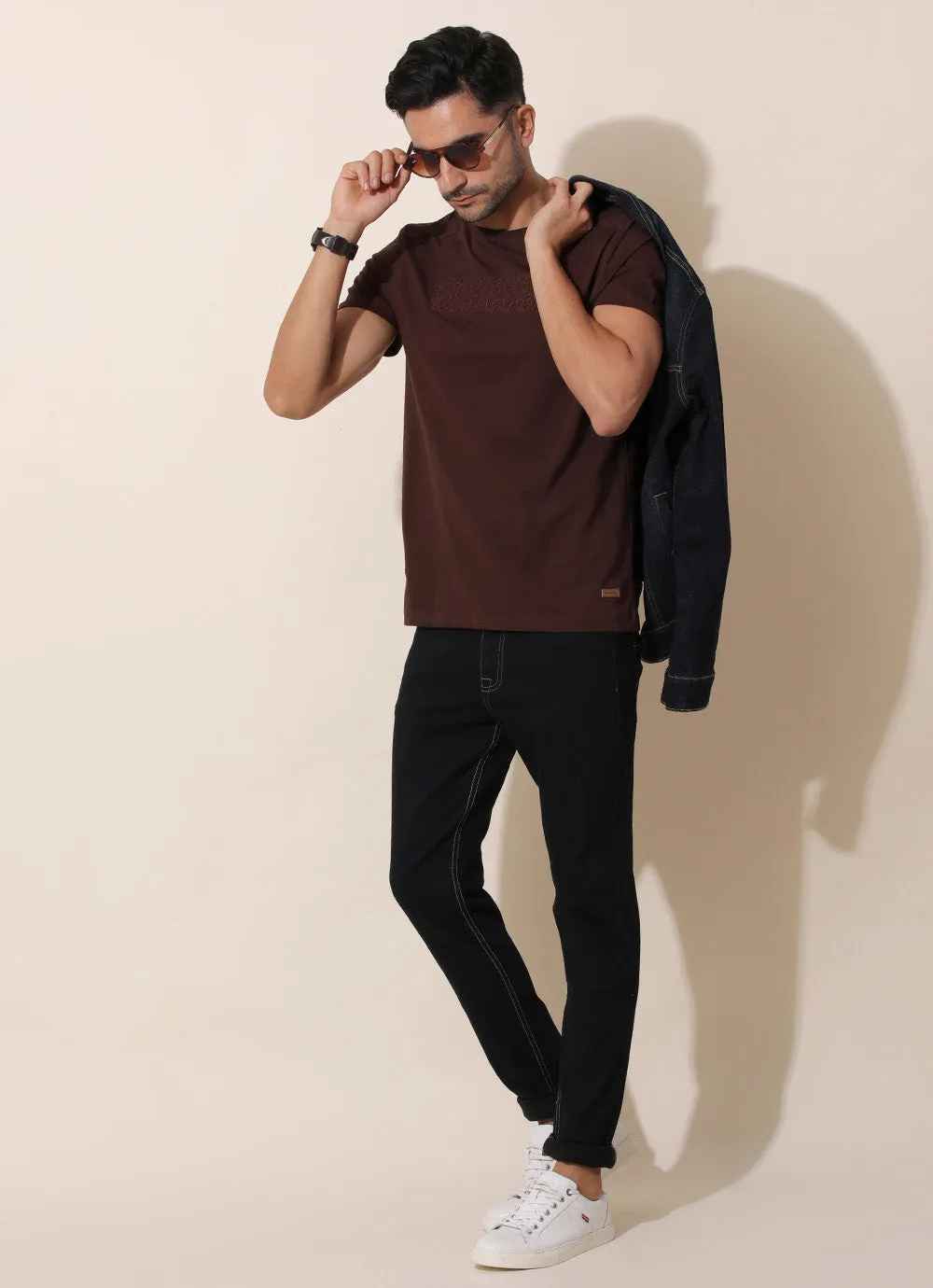 Zen Black Round Neck